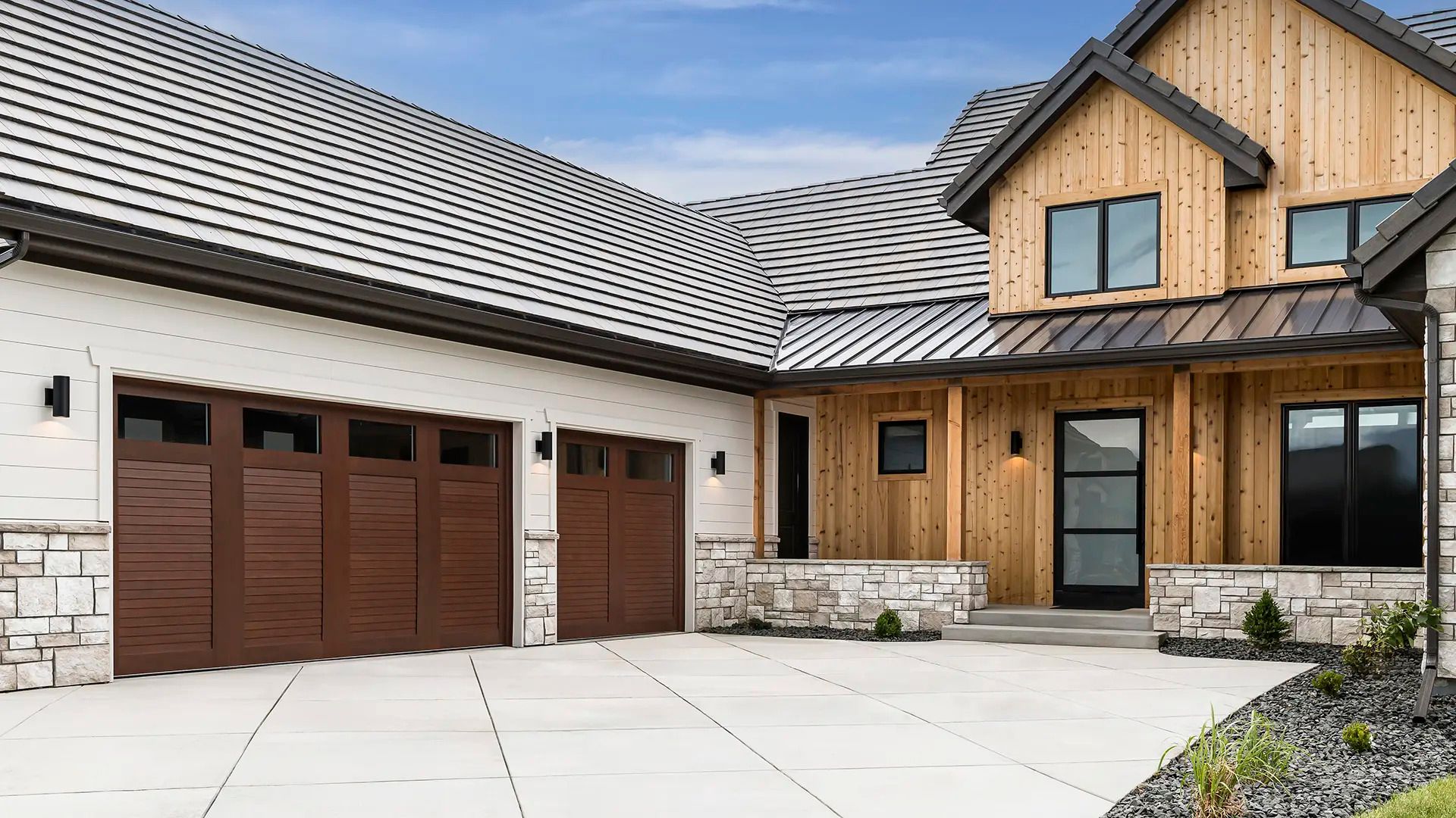 Faux Wood Garage Door | Davenport, Clearwater, Spring Hill
