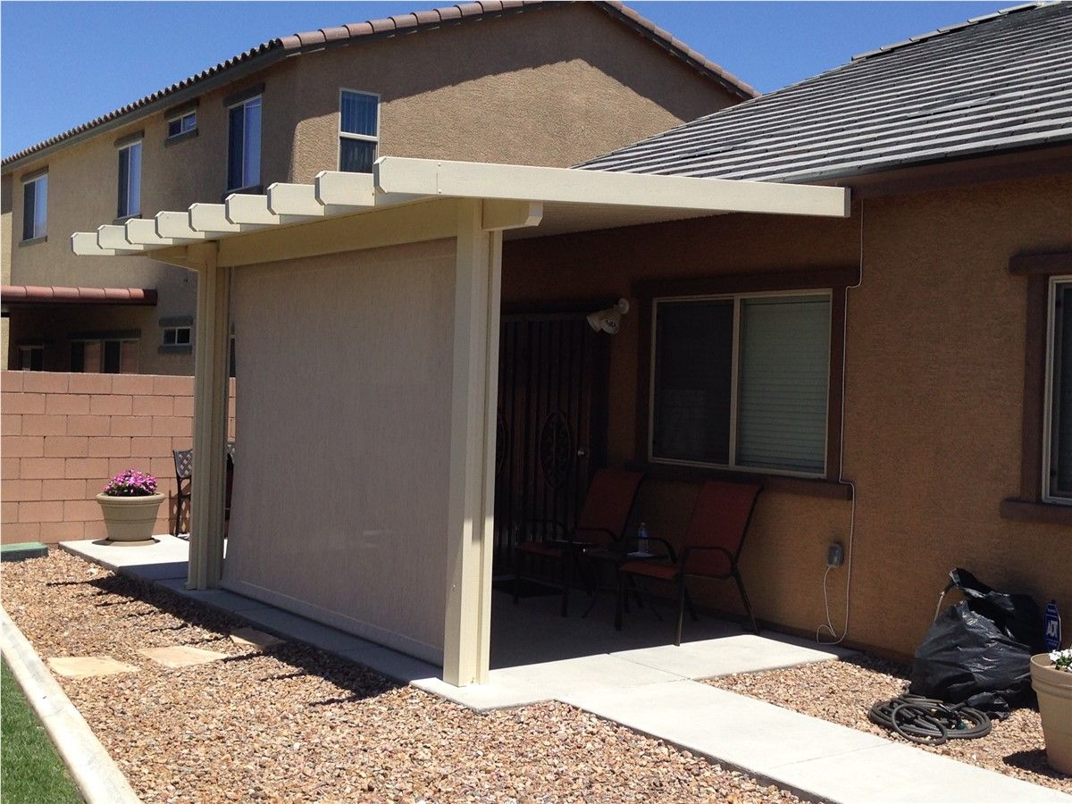 Large opening with retractable screening